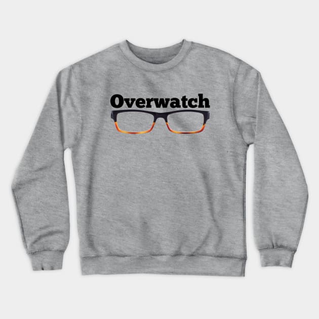 Felicity Smoak is Overwatch - Glasses Crewneck Sweatshirt by FangirlFuel